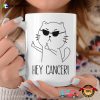 Hey Cancer Middle Finger Cat Meme Coffee Mug