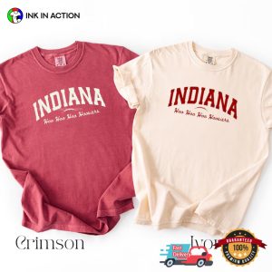 Indiana Hoo Hoo Hoo Hoosiers Football Comfort Colors Shirt 3 InkInAction.com