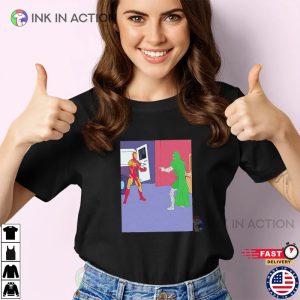 Iron Man And Doctor Doom Pointing Meme parody Spider Man Meme Shirt 3 InkInAction.com