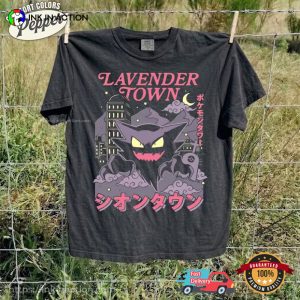 Japanese Lavender Town Haunter pokemon graphic tees 3 InkInAction.com