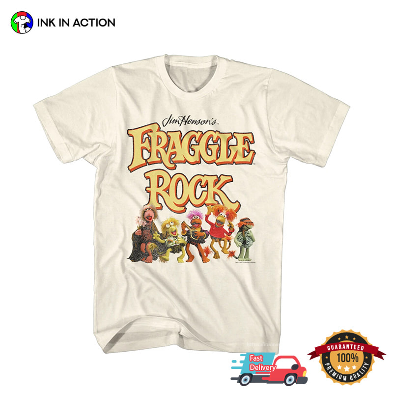 Jim Henson's Fraggle Rock Characters Dancing Muppet Tee Jim Henson's Fraggle Rock Characters Dancing Muppet Tee