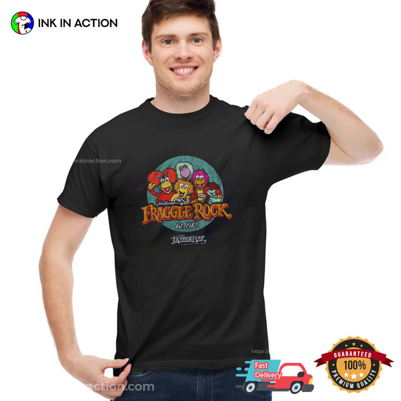 Jim Henson's Fraggle Rock Series Logo Retro Shirt Jim Henson's Fraggle Rock Series Logo Retro Shirt