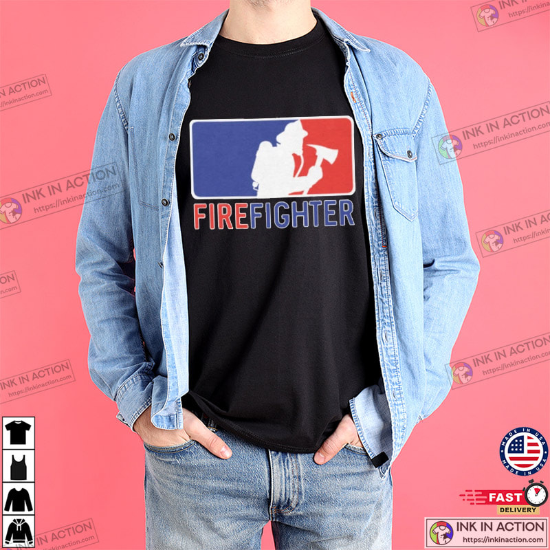 MLB Firefighter Crew Logo Shirt MLB Firefighter Crew Logo Shirt