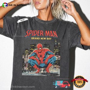 Marvel Spider Man Brand New Day Comics Retro Comfort Colors Shirt 3 InkInAction.com