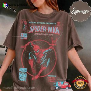 Marvel Studios Spider-Man Brand New Day Comics Style Comfort Colors Shirt