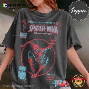 Marvel Studios Spider-Man Brand New Day Comics Style Comfort Colors Shirt