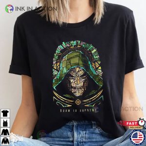 Marvel Villains Dr Doom Is Supreme Stainglass Tee