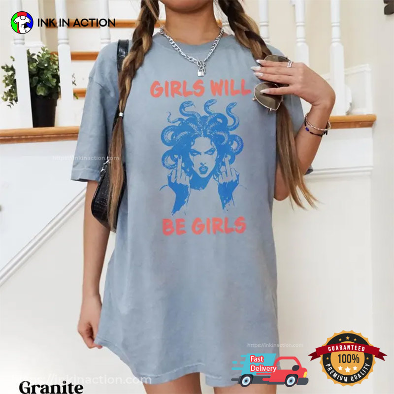 Middle Finger Medusa Feminism Meme Comfort Colors Shirt Middle Finger Medusa Feminism Meme Comfort Colors Shirt