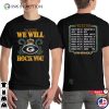 NFL Green Bay Packers 2026 Season Dates Shirt