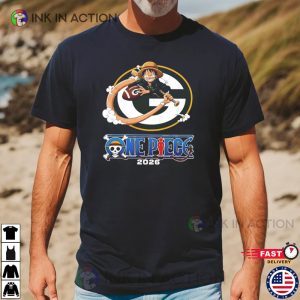 One Piece Luffy Green Bay Packers 2026 Shirt