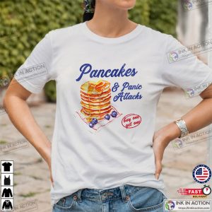 Pancakes And Panic Attacks Vintage Mental Health Shirt