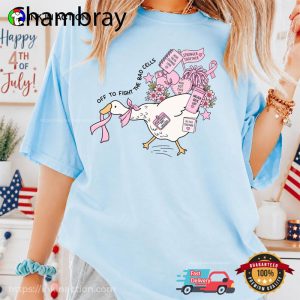 Pink Ribbon Silly Goose Breast Cancer Fighter Comfort Colors Shirt Pink Ribbon Silly Goose Breast Cancer Fighter Comfort Colors Shirt