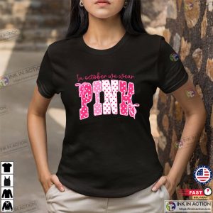 Pink ribbon breast cancer awareness Shirt 2 InkInAction.com