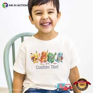 Pokemon Preschool Custom Pokemon Kid Design Comfort Colors Shirt