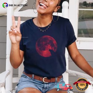 Red Blood Moon Wolf Night Gothic Shirt 3 InkInAction.com