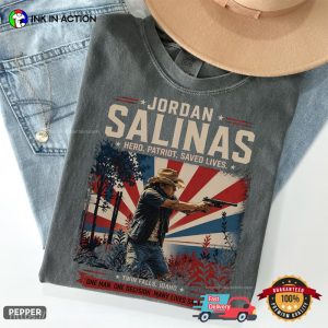 Retro Jordan Salinas Hero Patriot Save Lives Comfort Colors Shirt