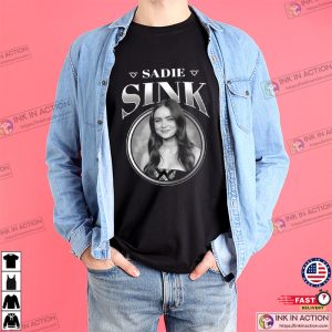 Retro Sadie Sink Spider Man Brand New Day Graphic Shirt 3 InkInAction.com