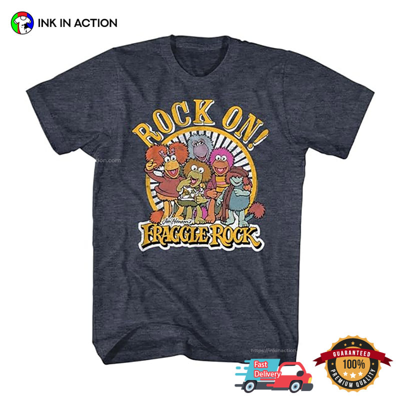 Rock On Muppet Band Fraggle Rock Series Shirt Rock On Muppet Band Fraggle Rock Series Shirt