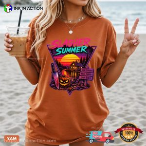 Slasher Summer Killer Lake Summer Comfort Colors Shirt 3 InkInAction.com