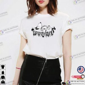 Snoopy Tummy Hurts Shirt 2 InkInAction.com