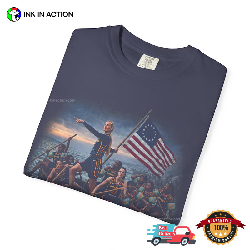 Sophie Cunningham Caitlin Clark Crossing The Delaware Comfort Colors Shirt Sophie Cunningham Caitlin Clark Crossing The Delaware Comfort Colors Shirt