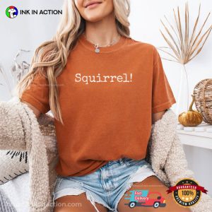 Squirrel Funny ADHD Mental Health Comfort Colors Shirt 2 InkInAction.com