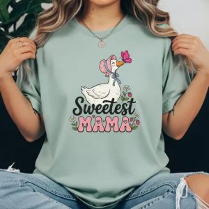 Sweetest Mama Duck, sweetest gifts Comfort Colors Shirt 3 InkInAction.com
