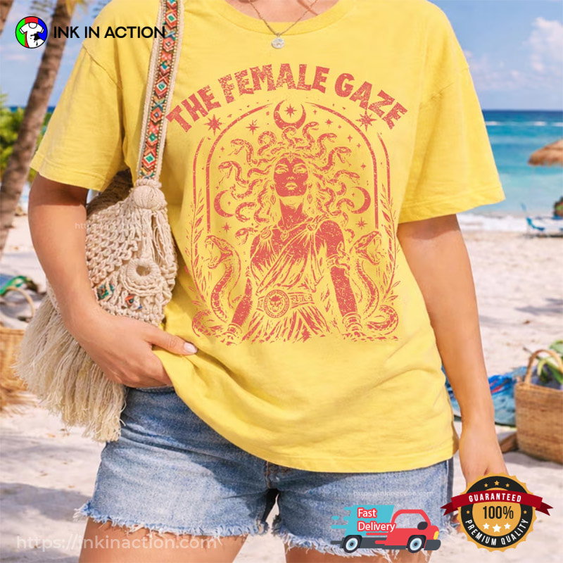 The Female Gaze Medusa Feminist Comfort Colors Shirt The Female Gaze Medusa Feminist Comfort Colors Shirt