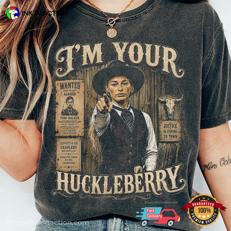 WNBA Sophie Cunningham I’m Your Huckleberry Vintage Comfort Colors Shirt