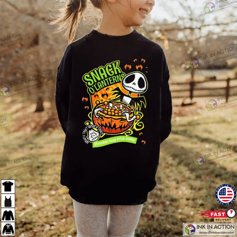 pumpkin head skeleton Snack O Lanterns Halloween Shirt 3 768x768