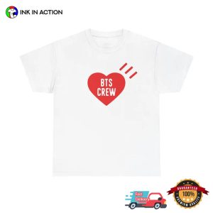 BTS Crew Fan Shirt, bts tour 2026 merch 2 InkInAction.com