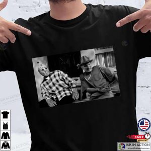 Damn Jason Voorhees And Freddy Krueger Halloween Graphic Shirts Damn Jason Voorhees And Freddy Krueger Halloween Graphic Shirts