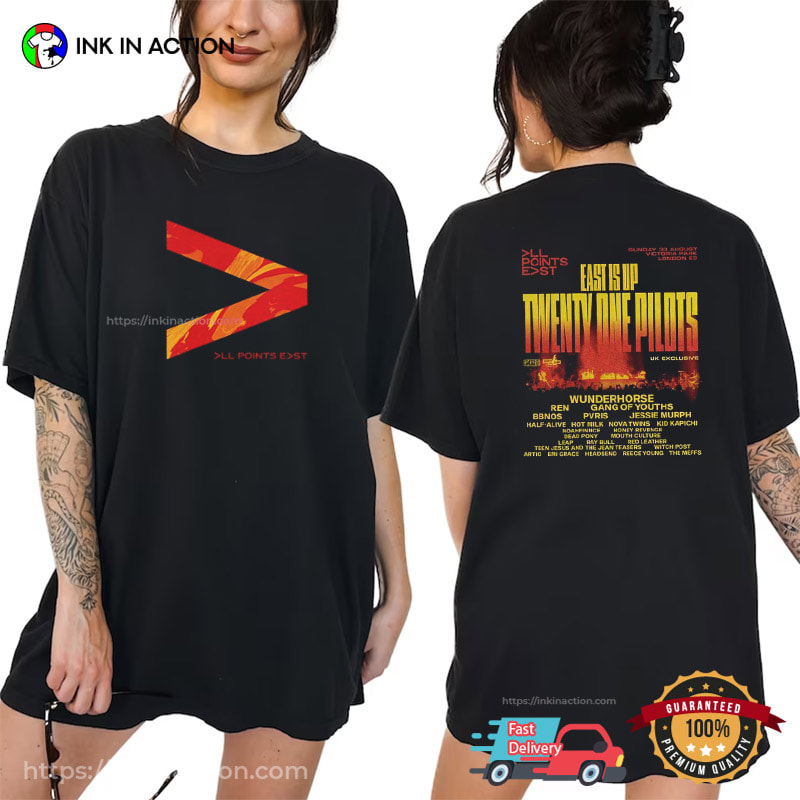 East Is Up Twenty One Pilots Shirt East Is Up Twenty One Pilots Shirt