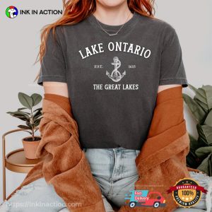 Est 1615 Lake Ontario The Great Lake Comfort Colors Shirt