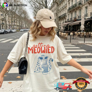 Getting Meowied Funny Cat Wedding Comfort Colors Shirt