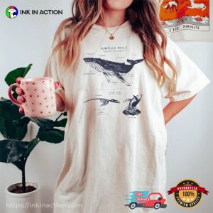 Humpback Whale Anatomy Comfort Colors Shirt