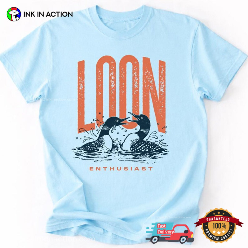 Loon Enthusiast Vintage Distressed Loon Graphic Comfort Colors Shirt Loon Enthusiast Vintage Distressed Loon Graphic Comfort Colors Shirt