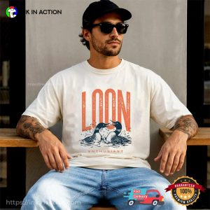 Loon Enthusiast Vintage Distressed Loon Graphic Comfort Colors Shirt