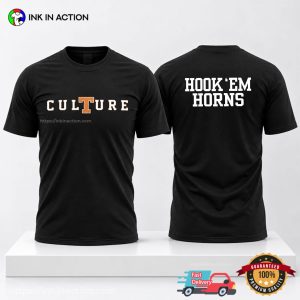 Matthew McConaughey Texas Longhorns Culture Hook Em Horns Shirt 4
