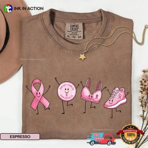 Pink Breast Cancer Awareness Month Comfort Colors Shirt