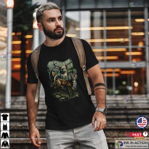 Retro Nature Deer 90s Graphic Shirt 1 InkInAction.com