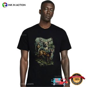 Retro Nature Deer 90s Graphic Shirt 2 InkInAction.com