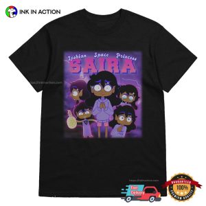 Saira Lesbian Space Princess Character Shirt 3 InkInAction.com