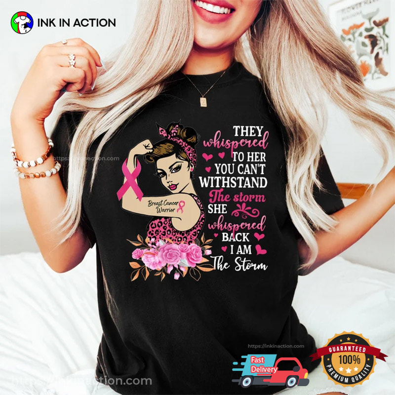 Strong Women Pink Ribbon Breast Cancer Awareness Shirt Strong Women Pink Ribbon Breast Cancer Awareness Shirt