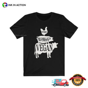 The World’s Worst Vegan Funny Anti Vegan Tee 3 InkInAction.com
