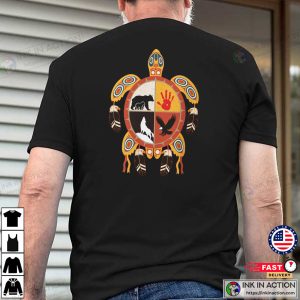 Turtle Spirit, Animal Indigenous Native Spirit Back Shirt