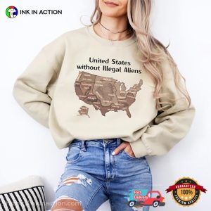 United States Without Illegal Aliens, Native Land Map Shirt 2 InkInAction.com