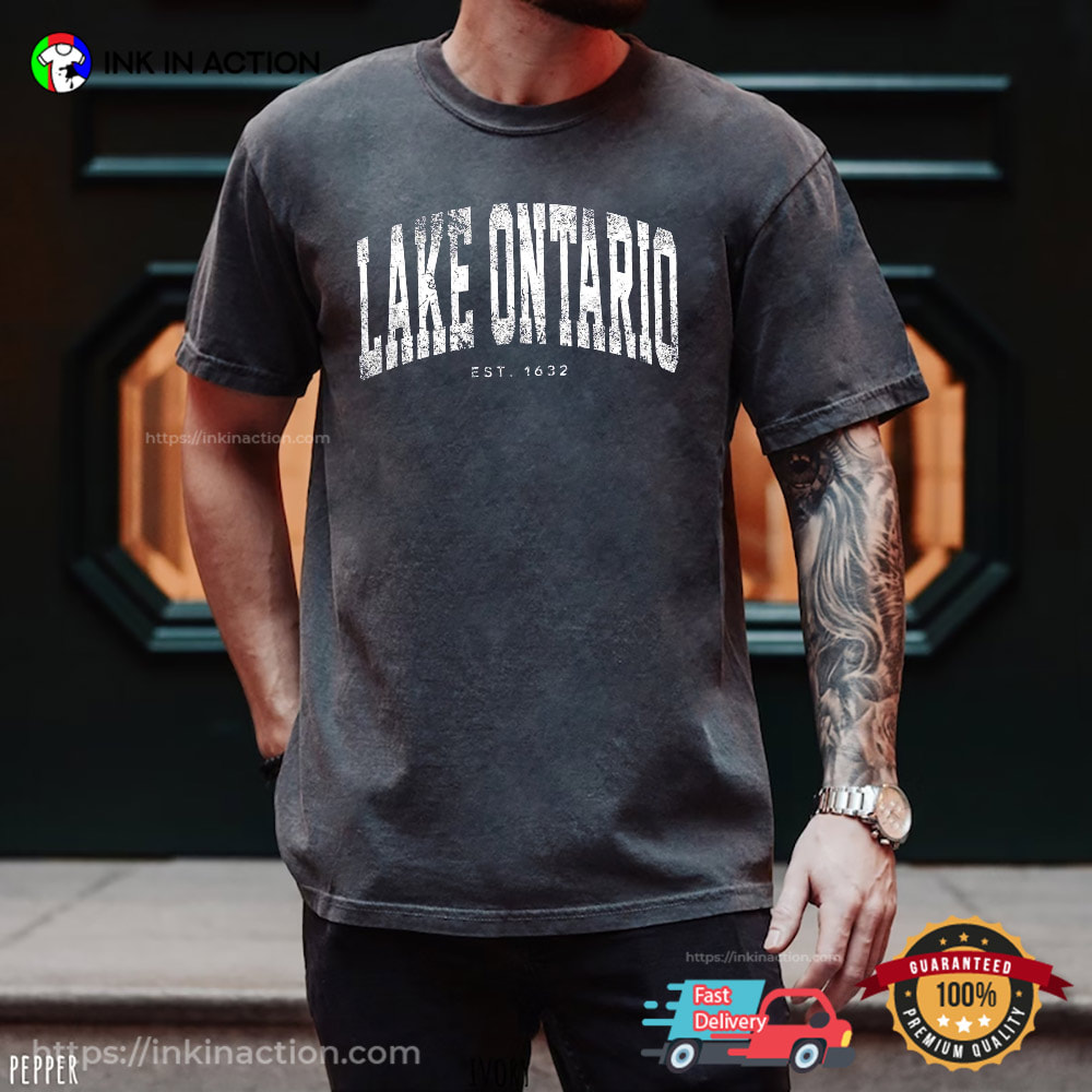 Vintage Lake Ontario Canada Lake Protest Comfort Colors Shirt