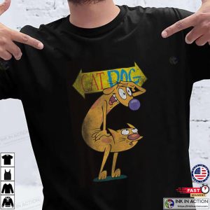 Vintage Nickelodeon Cartoon Characters​ CatDog Shirt