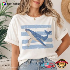 Humpback Whale Drawing​ Art Shirt